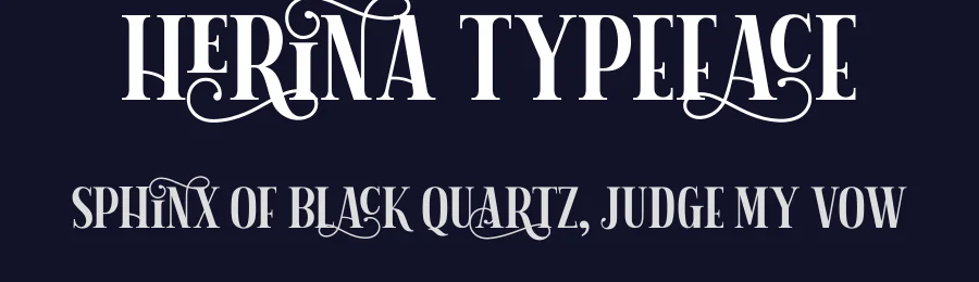 Herina Typeface by Graptail — Serif Font — thumbnail 2