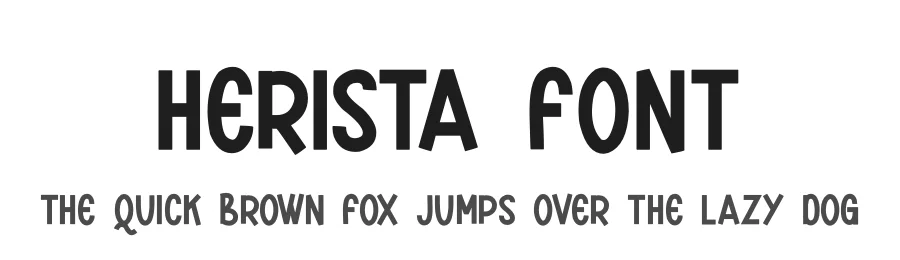 Herista Font by futuristypestudio — Display Font
