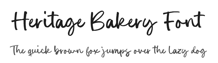 Heritage Bakery Font by Timur type — Script Handwritten Font