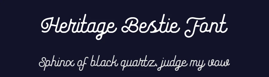 Heritage Bestie Font by metafontsy — Script Handwritten Font — thumbnail 2