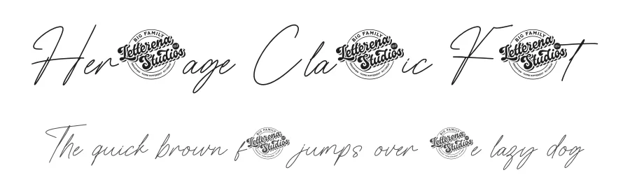Heritage Classic Font by letterenastudios — Script Handwritten Font
