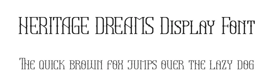 HERITAGE DREAMS Display Font by Storytype — Display Font