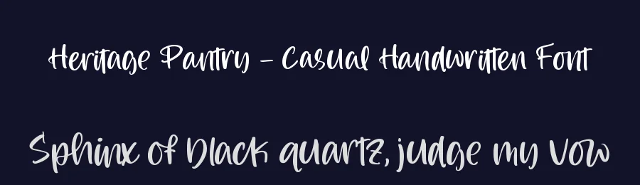 Heritage Pantry – Casual Handwritten Font by stylishtype.co — Script Handwritten Font — thumbnail 2