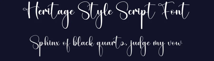 Heritage Style Script Font by creativeletter — Script Handwritten Font — thumbnail 2