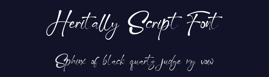 Heritally Script Font by imiftype — Script Handwritten Font — thumbnail 2
