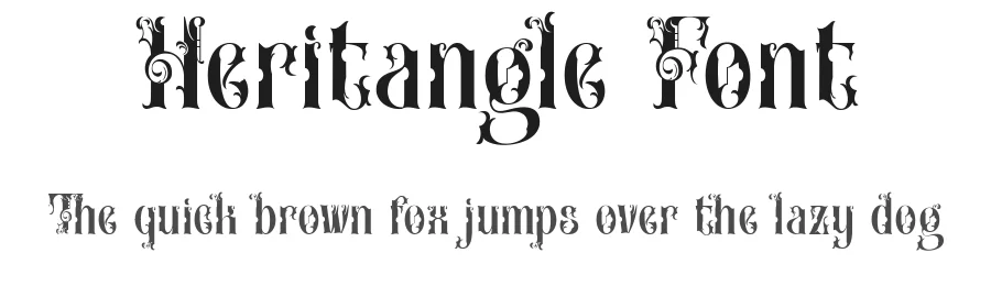 Heritangle Font by madeDeduk — Display Font