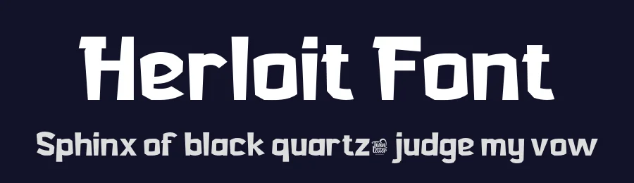 Herloit Font by twinletter — Display Font — thumbnail 2