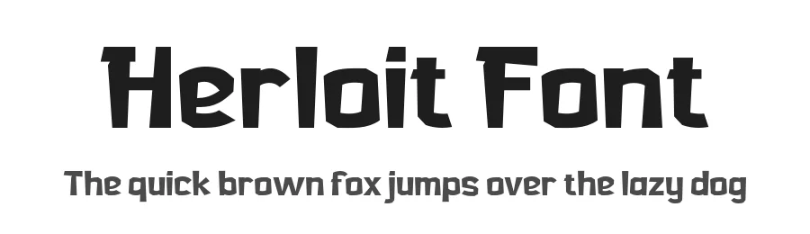 Herloit Font by twinletter — Display Font