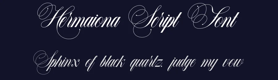 Hermaiona Script Font by Aluyeah Studio — Script Handwritten Font — thumbnail 2