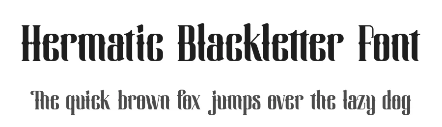 Hermatic Blackletter Font by timelesstype.co — Blackletter Font
