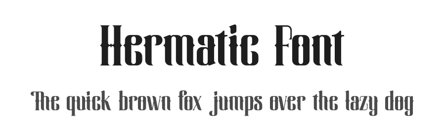 Hermatic Font by timelesstype.co — Blackletter Font