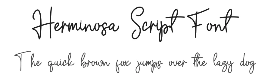 Herminosa Script Font by Craftedtype — Serif Font