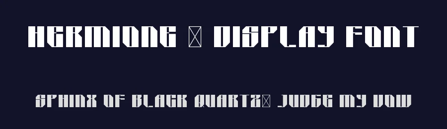 Hermione – Display Font by Uncarving Nation — Display Font — thumbnail 2