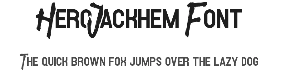 Hero Jackhem Font by noahtype — Script Handwritten Font