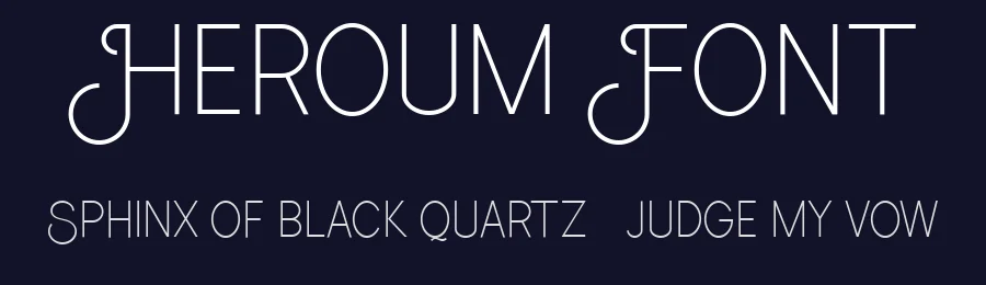 Heroum Font by Typebae — Sans Serif Font — thumbnail 2