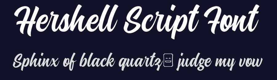 Hershell Script Font by Gutstype — Script Handwritten Font — thumbnail 2