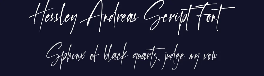 Hessley Andreas Script Font by silverdav — Script Handwritten Font — thumbnail 2