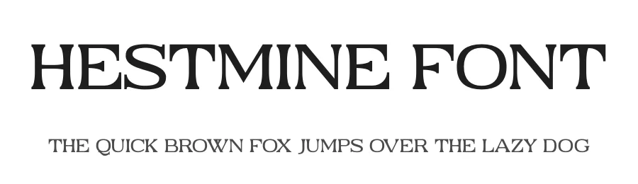 Hestmine Font by Storytype — Serif Font
