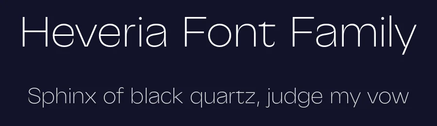 Heveria Font Family by Piotr Łapa — Decorative Font — thumbnail 2