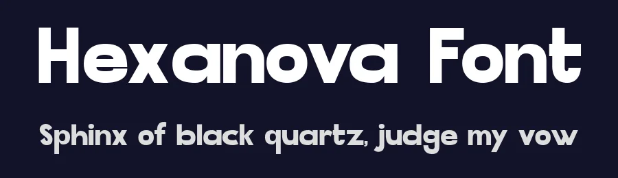 Hexanova Font by jetsmax — Sans Serif Font — thumbnail 2
