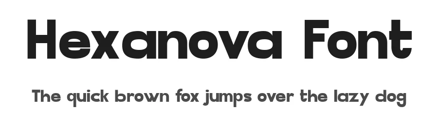 Hexanova Font by jetsmax — Sans Serif Font