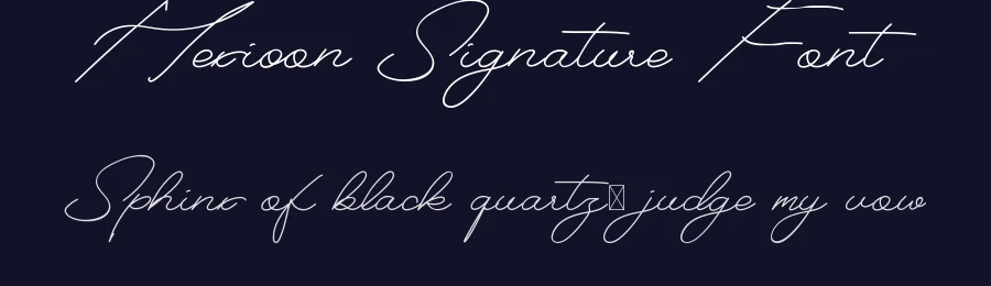 Hexioon Signature Font by nihstudio — Script Handwritten Font — thumbnail 2