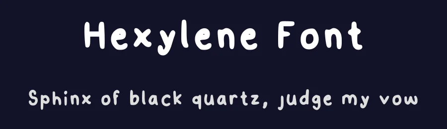 Hexylene Font by satoordeath — Decorative Font — thumbnail 2