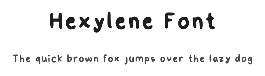 Hexylene Font by satoordeath โ Decorative Font