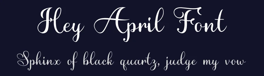 Hey April Font by onne — Script Handwritten Font — thumbnail 2