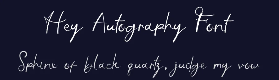 Hey Autography Font by Eddy Goodboy — Script Handwritten Font — thumbnail 2