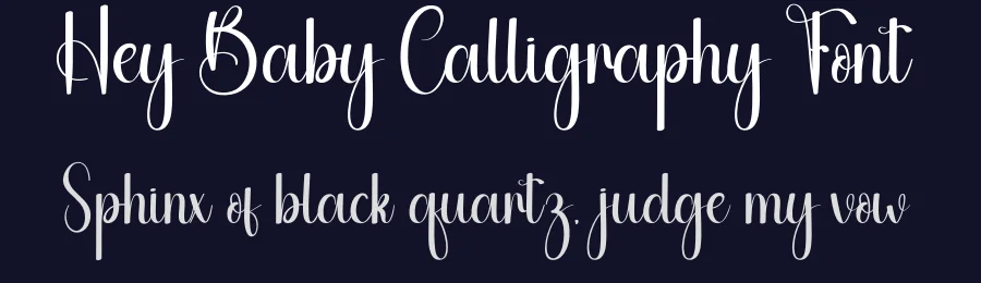 Hey Baby Calligraphy Font by andikastudio — Script Handwritten Font — thumbnail 2