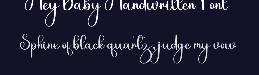 Hey Baby Handwritten Font by inermediaSTUDIO — Script Handwritten Font — thumbnail 2