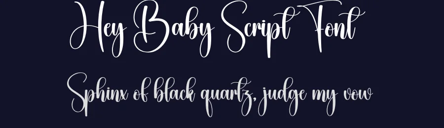 Hey Baby Script Font by creativeletter — Script Handwritten Font — thumbnail 2