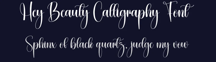 Hey Beauty Calligraphy Font by creativeletter — Script Handwritten Font — thumbnail 2
