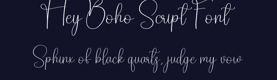 Hey Boho Script Font by creativeletter — Script Handwritten Font — thumbnail 2