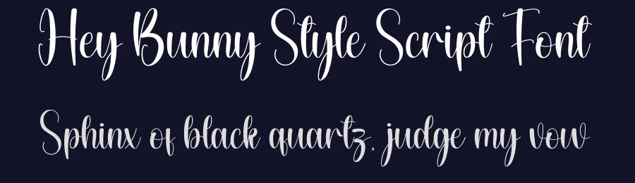 Hey Bunny Style Script Font by andikastudio — Script Handwritten Font — thumbnail 2