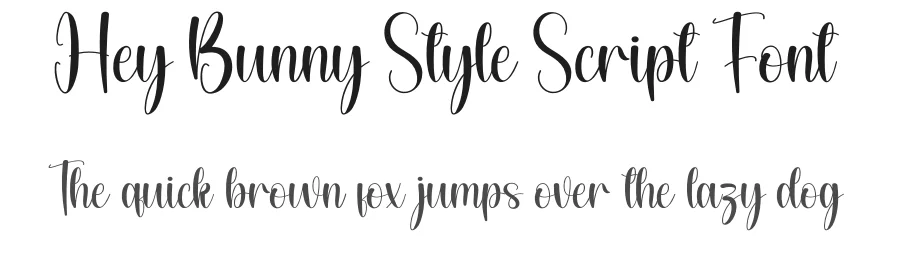 Hey Bunny Style Script Font by andikastudio — Script Handwritten Font
