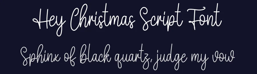 Hey Christmas Script Font by creativeletter — Script Handwritten Font — thumbnail 2