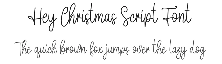 Hey Christmas Script Font by creativeletter — Script Handwritten Font