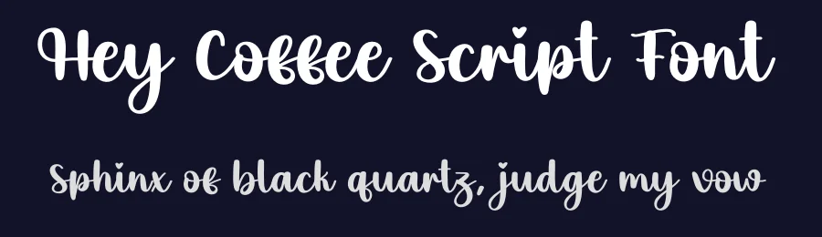 Hey Coffee Script Font by creativeletter — Script Handwritten Font — thumbnail 2