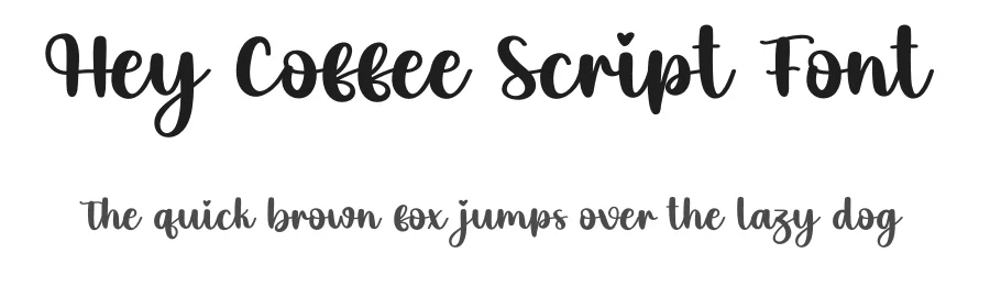 Hey Coffee Script Font by creativeletter — Script Handwritten Font