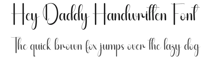 Hey Daddy Handwritten Font by andikastudio — Script Handwritten Font
