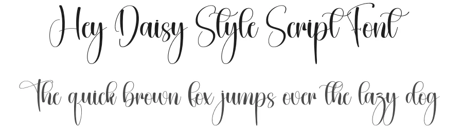 Hey Daisy Style Script Font by creativeletter — Script Handwritten Font