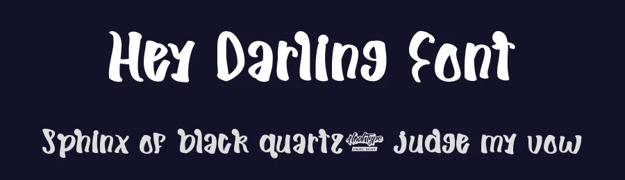 Hey Darling Font by noahtype — Display Font — thumbnail 2
