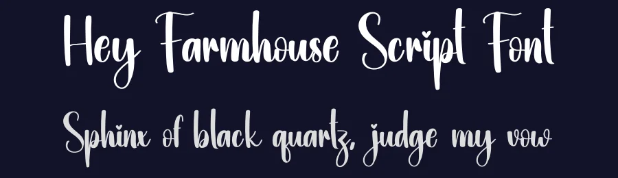 Hey Farmhouse Script Font by creativeletter — Script Handwritten Font — thumbnail 2