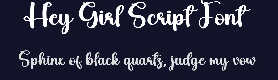 Hey Girl Script Font by creativeletter — Script Handwritten Font — thumbnail 2