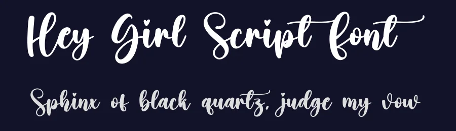 Hey Girl Script Font by creativeletter — Script Handwritten Font — thumbnail 2