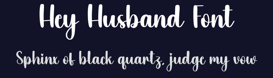 Hey Husband Font by creativeletter — Script Handwritten Font — thumbnail 2