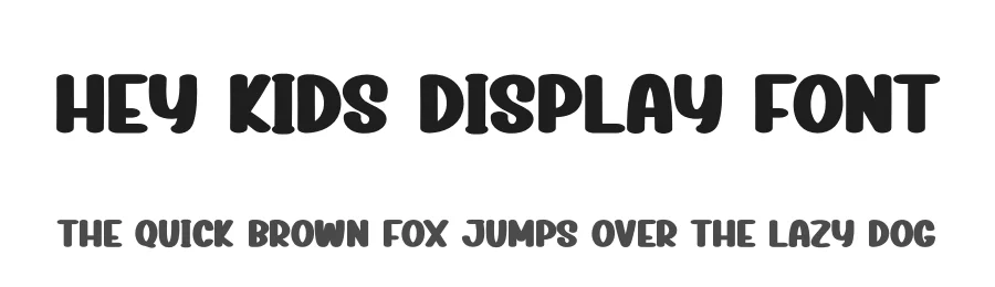 Hey Kids Display Font by creativeletter — Display Font