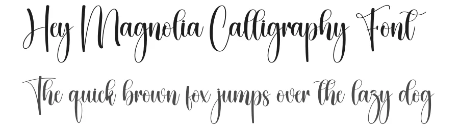 Hey Magnolia Calligraphy Font by creativeletter — Script Handwritten Font